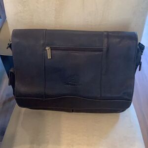 All Leather Brown Computer Bag